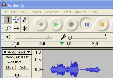Audacity Sound File Record audio files with Audacity