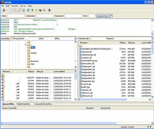 Transfer Files by FTP with FileZilla