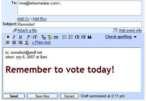 LetterMeLater - Send Scheduled Emails