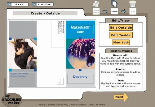 MyBrochureMaker - Design and Print Brochures Online