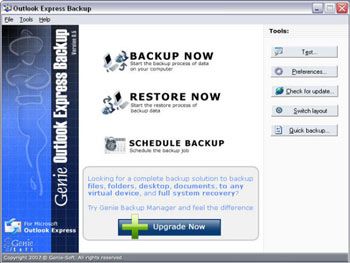 Backup Outlook Express