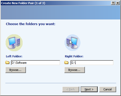 Sync files and folders from PC to USB Drive
