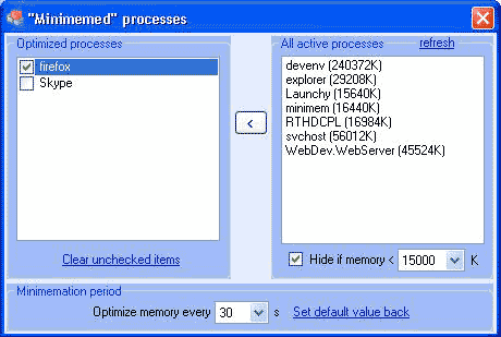 Reduce Your PC Memory Usage With Minimem