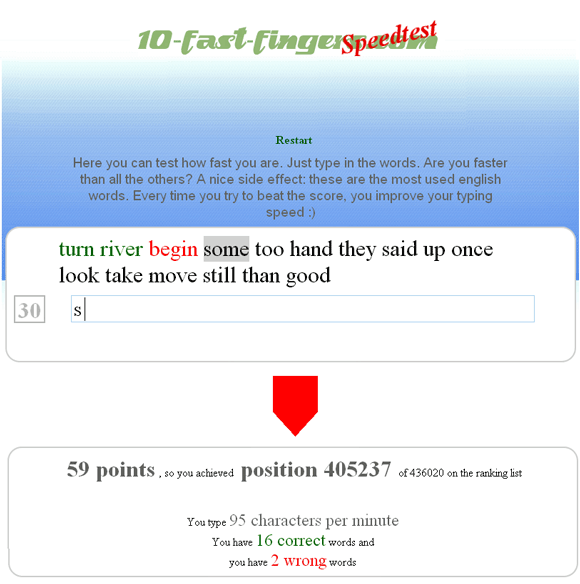 What are the best free sites to test typing speed and improve