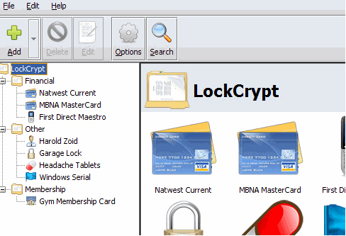 Cript Lock Manage & Protect Passwords and Other Data with LockCrypt