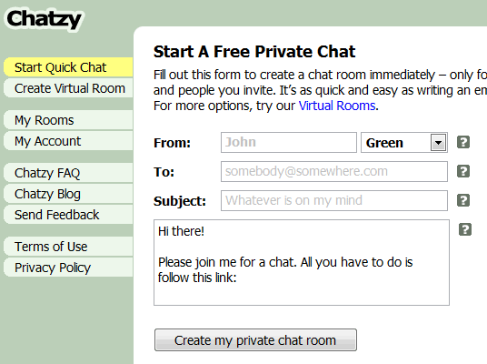 Chat creator. Chatzy. Private-chat Room. План quick chat. Chatzy Dynamic 23.