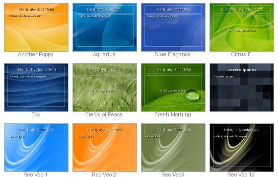 open office impress template