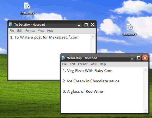 Make Your Own Sticky Notes with Notepad (Windows)