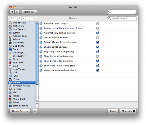 secrets - essential mac software