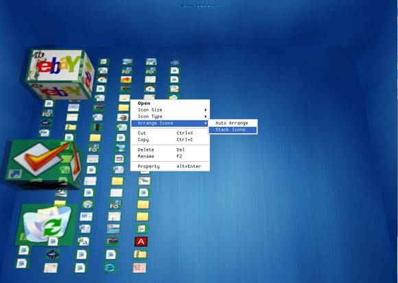 Bump Your Desktop Icons With Shock Desktop (Windows)