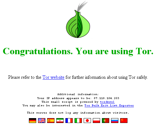 Anonymous Internet Surfing with Tor