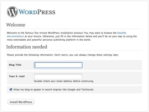 How To Install Wordpress Blog Locally On Your PC