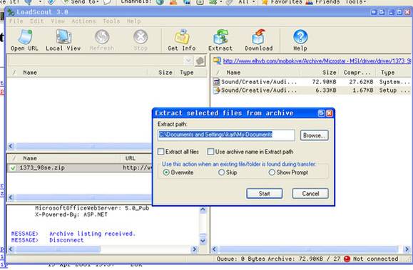 How to Grab Only Files You Need from Online Zip File (Win)