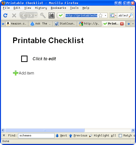 Printable Checklist : A No-Nonsense Online Checklist Creator