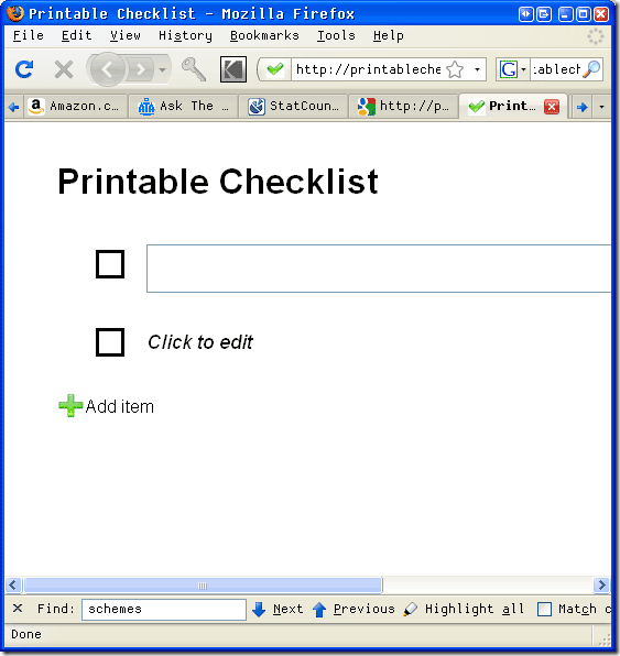 Printable Checklist : A No-Nonsense Online Checklist Creator