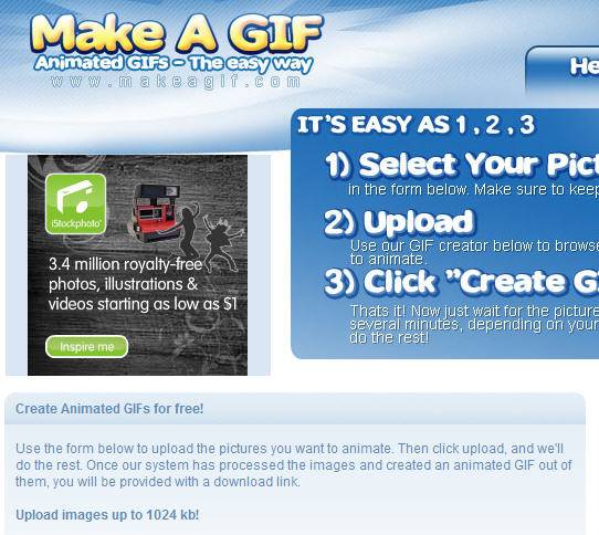 MakeAGIF: A Simple Animated Image Maker