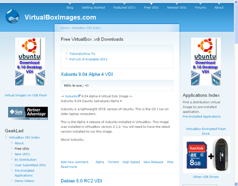 Virtualbox Example Image Test Drive Linux Operating Systems with VirtualBox