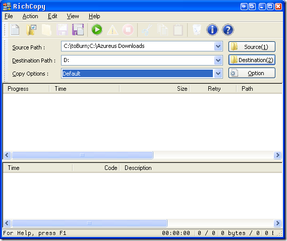 Copy Multiple Files On Your Computer With RichCopy (Windows)