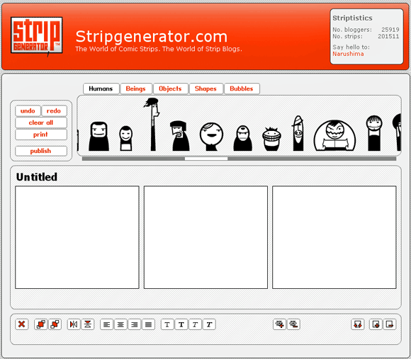 StripGenerator: Online Comic Strip Creator