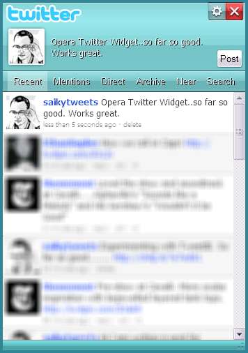 How To Twitter Quickly from Firefox, IE, Opera and Chrome