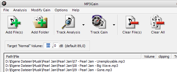 Mp3gain Program Normalize MP3 Volume Levels with MP3Gain
