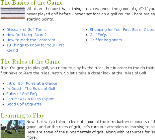 3 Great Websites for Beginners to Learn How to Hit a Golf Ball
