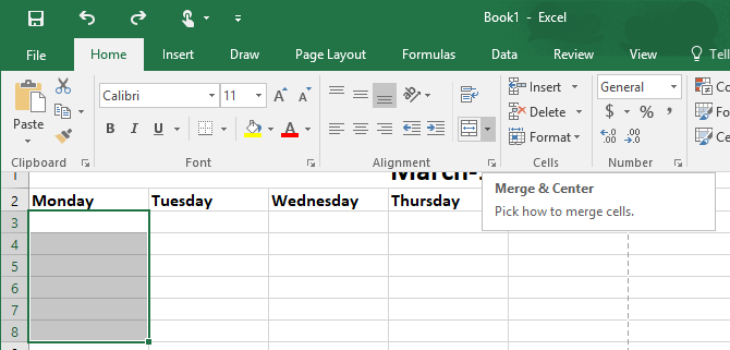 How to Make a Calendar Template in Excel