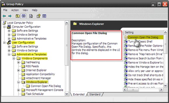 4 Easy Ways to Customize Common Dialog Box on Windows XP