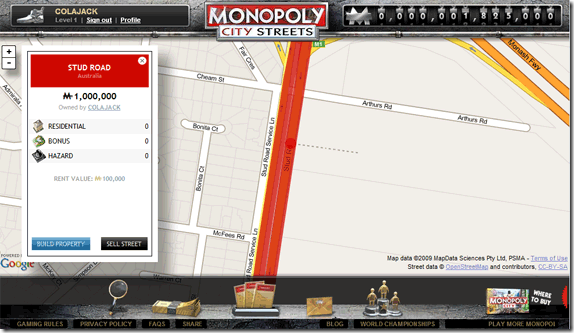 Play Monopoly Online with Other People using World Streets