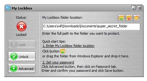 How to Lock Windows Folders With MyLockbox