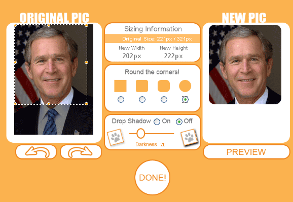 CutMyPic: Online Picture Cutter