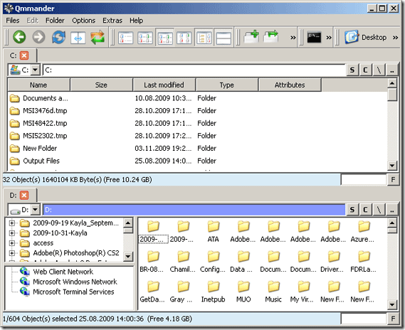 QMMander - Cool Open Source Alternative to Windows Explorer