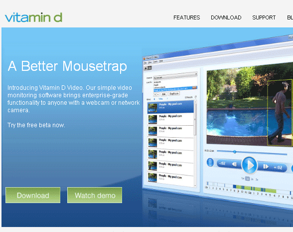 Vitamin D: Free Video Surveillance Software