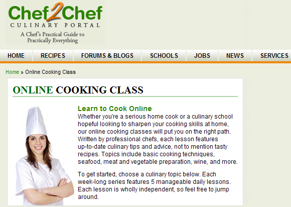 3 Great Online Resources To Learn How To Cook Well