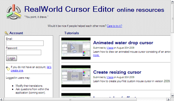 Make Yourself A Custom Mouse Cursor with RealWorld Cursor Editor