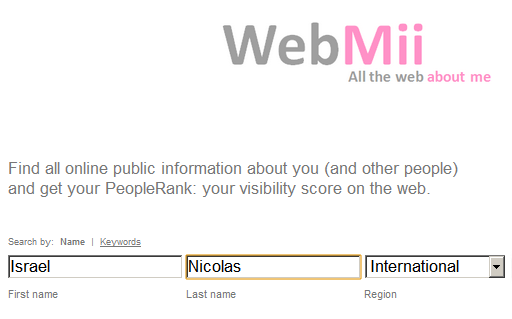 Webmii: Online People Search Engine