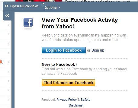 How To Access Your Facebook Profile on My Yahoo