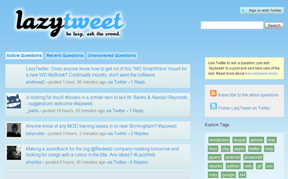 6 Twitter Web Apps to Ask Questions From a Twitter Crowd
