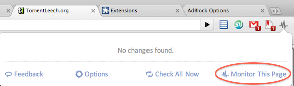 Track Website Changes with Page Monitor for Chrome