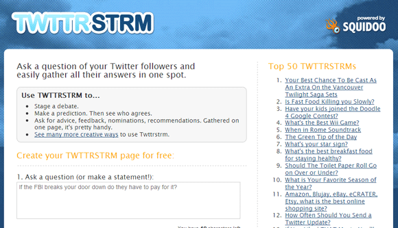 6 Twitter Web Apps to Ask Questions From a Twitter Crowd
