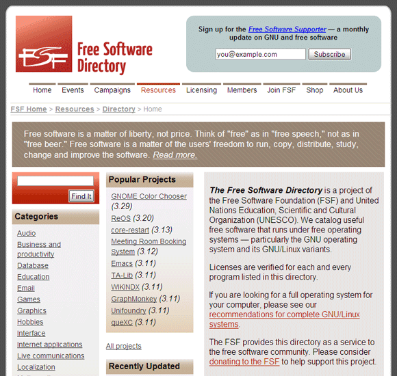 Free Software Collection 8 Websites to Check Out The Buzz on Open Source Software