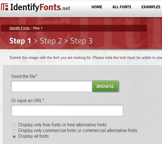 IdentifyFonts.net: Easily Identify Fonts From a Sample