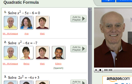 Telesision Math MathTV.com: See Math Problems Solved & Explained Online