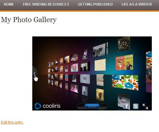 Embed a 3D Photo Gallery in Your Website With Cooliris