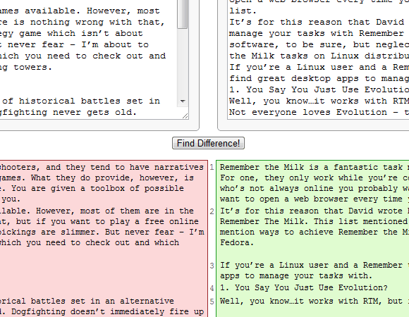 DiffChecker: Find Text Differences Between Two Files