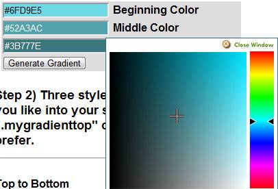Quick 3-Color CSS3 Gradient Generator: Easily Create Linear & Radial ...