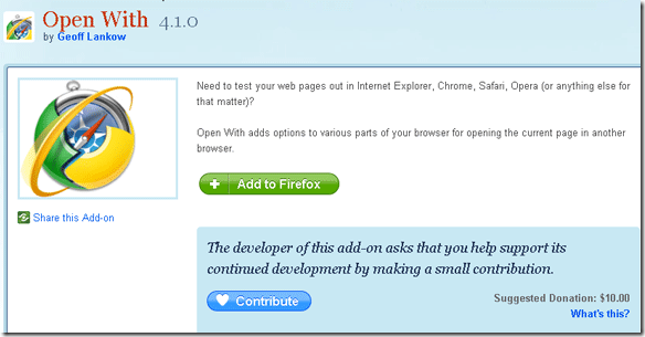 How To Open Specific Links With Other Browsers While Using Firefox