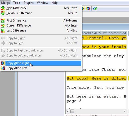 How To Merge Duplicate Files & Folders With WinMerge