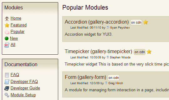 Yui Javascript 5 Extensive JavaScript Code Library Options For Developers