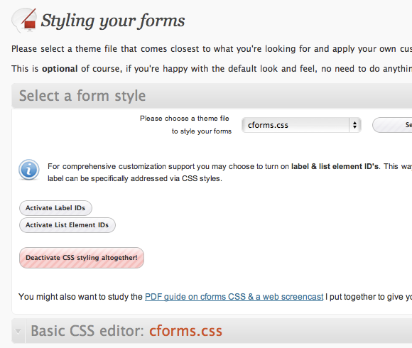 Basic Form Styles How To Create A Registration Form (and other forms) In Wordpress Using ...